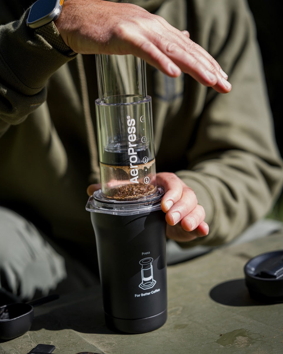AeroPress GO PLUS, Travel Kit (black)