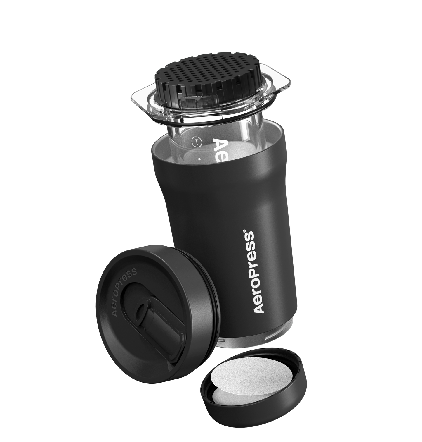 AeroPress GO PLUS, Travel Kit (black)
