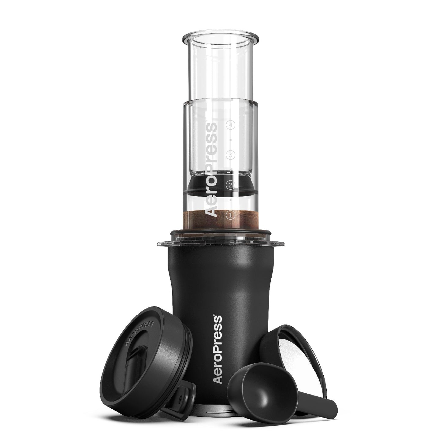 AeroPress GO PLUS, Travel Kit (black)