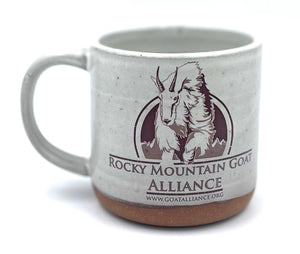 Handmade Rocky Mountain Goat Alliance Ceramic Mug